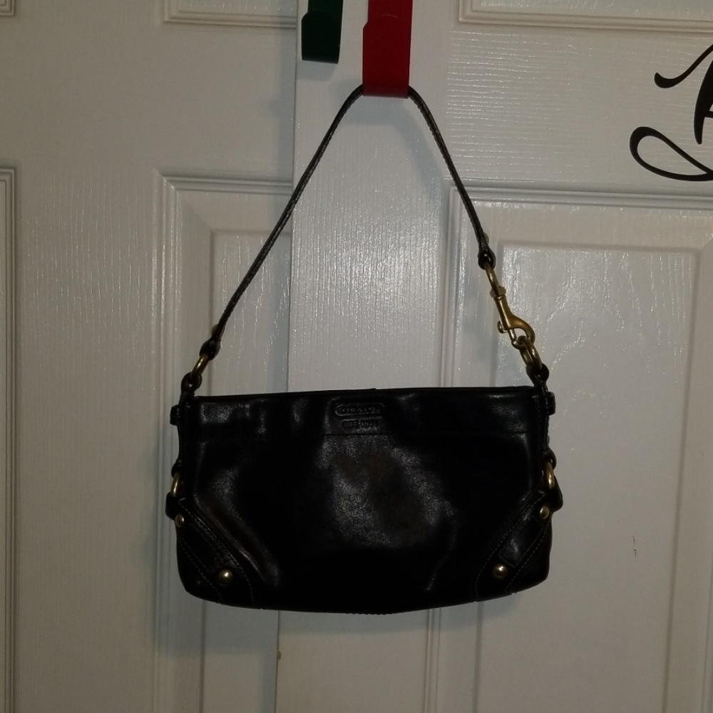 Coach leather handbag